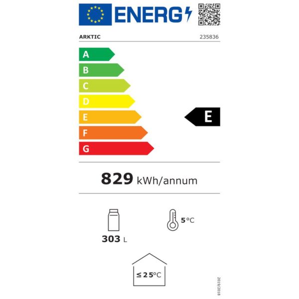 Bāra ledusskapja ledusskapis 3 -durvju dzērieniem 6 plaukti 300 303 L - Hendi 235836