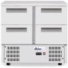 Saldēšanas galds ar Worktop 4 atvilktnēm un zemāks nerūsējošā virzuļa piekritējs 247 L - Hendi 236154