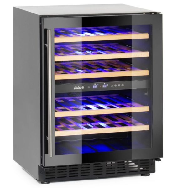 Divkārša zonas vīna ledusskapis 46 pudelēm 133 l 90 W