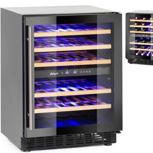 Divkārša zonas vīna ledusskapis 46 pudelēm 133 l 90 W