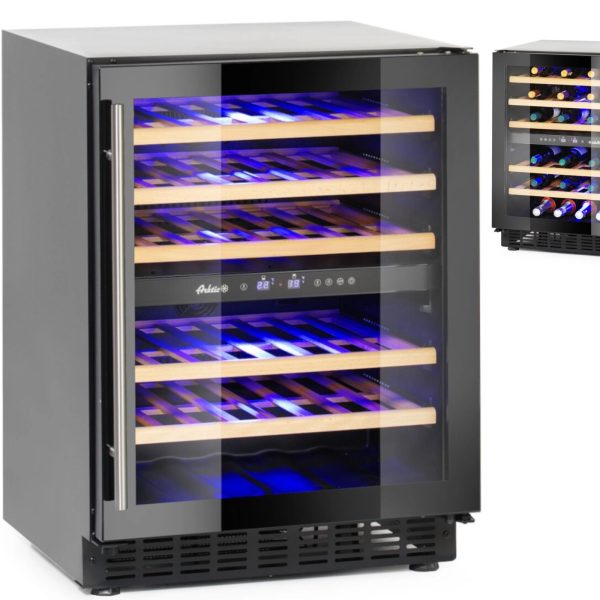 Divkārša zonas vīna ledusskapis 46 pudelēm 133 l 90 W