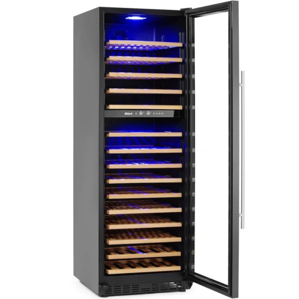 Divkārša zona vīna ledusskapis ledusskapis 160 pudelēm 447 L 150 W