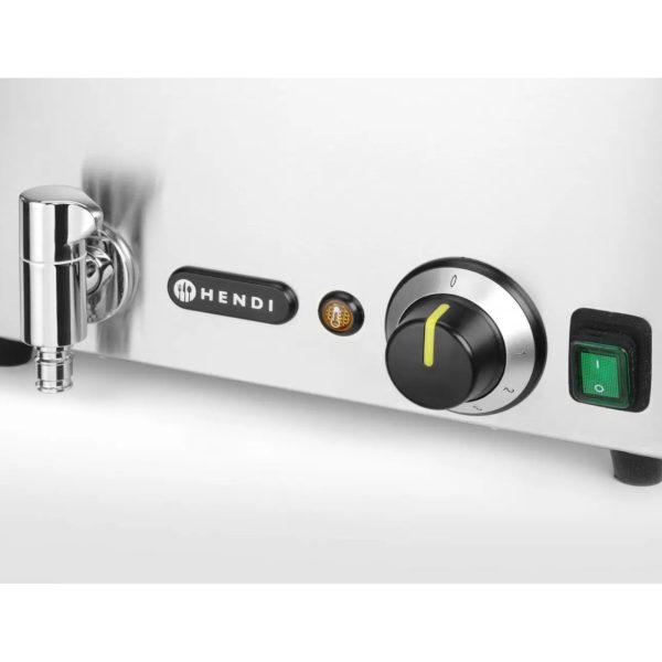 BEMAR sildītājs traukiem ar 3x GN 1/3 100 mm krānu ar 1000 W vāku