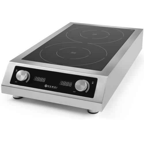 Divkārša indukcijas krāsns 2x 3500W modelis 7000 Hendi 239346