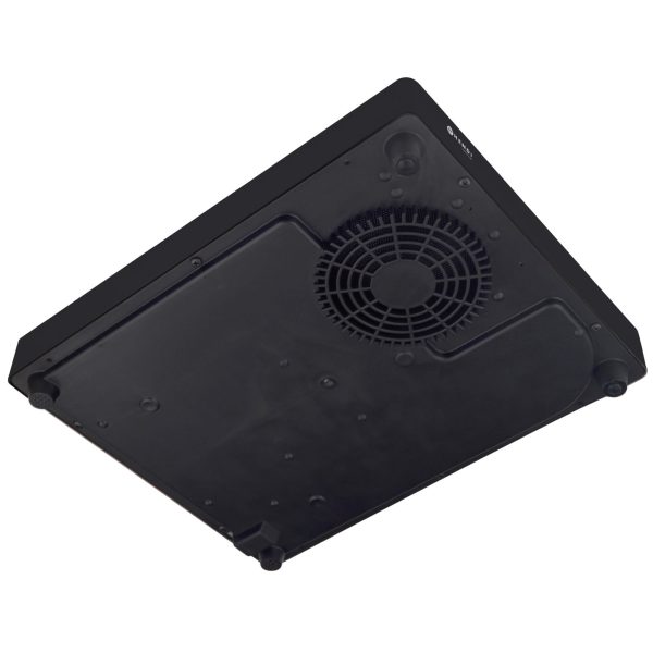Pārnēsājama indukcijas plīts ar skārienpaneli 1 melnas līnijas sildīšanas lauks 22 cm 2000 W - Hendi 239391