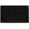 Indukcijas virtuve ar skārienpaneli 2 Melnās līnijas sildīšanas lauki Diametrs 22 cm 3500 W - Hendi 239414