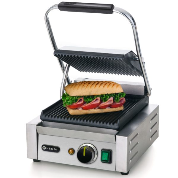 Kontaktgrils ar rievojumu, 1800 W - Hendi 263501