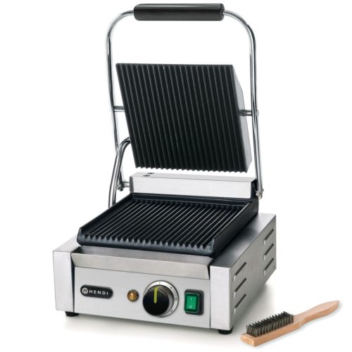 Sazinieties ar Kontaktpersonu Grill Loofed Single 1800W - Hendi 263501