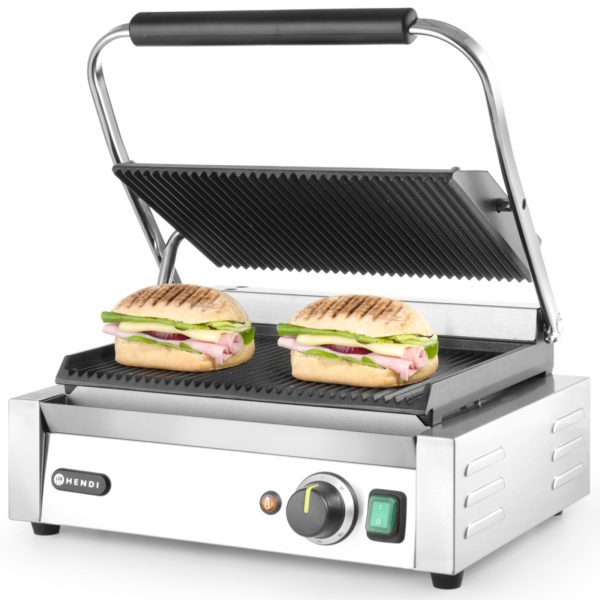 Kontaktgrils PANINI rievotais 2200W - Hendi 263655