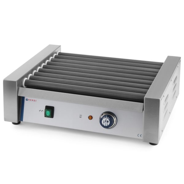 Rullīšu grila rullīšu sildītājs Frankfurteriem 9 Rollers 940W - Hendi 268605