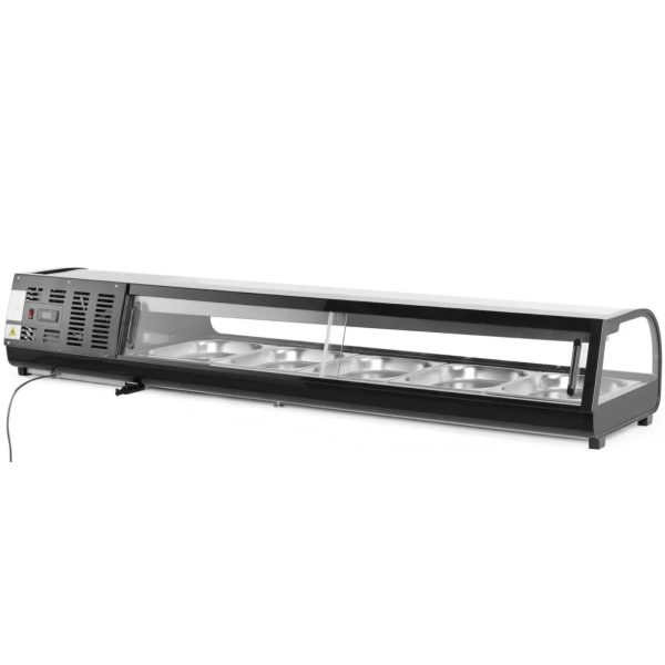 Saldēšanas vieta ar LED apgaismojumu 5 x GN 1/2 190 collas