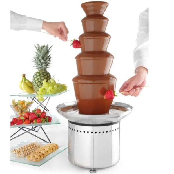 Šokolādes strūklaka Fondue 5 līmeņi Staļo 265 W - Hendi 274156