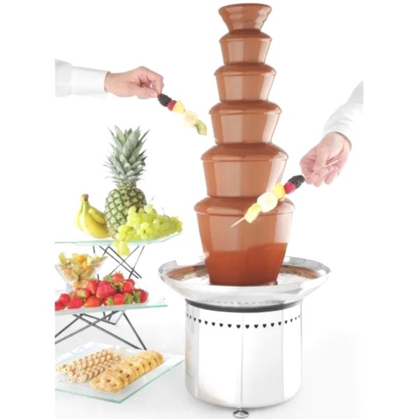 Šokolādes strūklaka Fondue 6 līmeņi Staļo 300 W - Hendi 274163