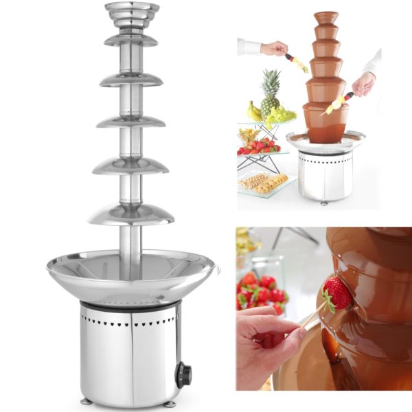 Šokolādes strūklaka Fondue 6 līmeņi Staļo 300 W - Hendi 274163