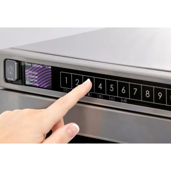 Mikroviļņu krāsns mikroviļņu apvalks Dec18E2 100 programmas 17 L 1800 in 230 V - Hendi 280089