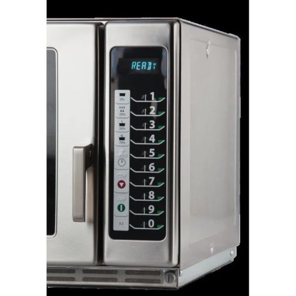 Mikroviļņu krāsns ar 100 Menumaster RFS518TS 34 L 1800 W - Hendi 280140 programmu skārienpaneli