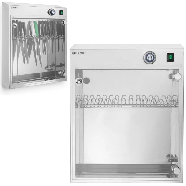 Sterilizators UV nažu dezinficēšanai 14 nažiem - Hendi 281246