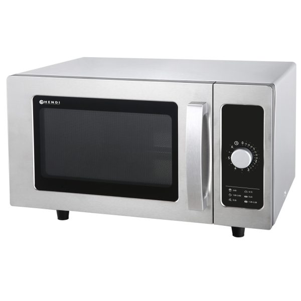 Profesionāla mikroviļņu krāsns ar 1000W taimeri. 25L