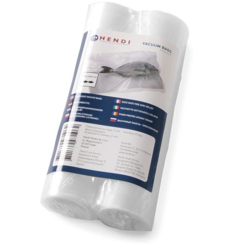 Vakuuma maisi sēņu metinājumiem 200x6000 mm 2 veltņi - Hendi 297469