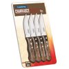 Nažu komplekts steikiem ar koka churrasco jumbo rokturi 4 gab. 255 mm