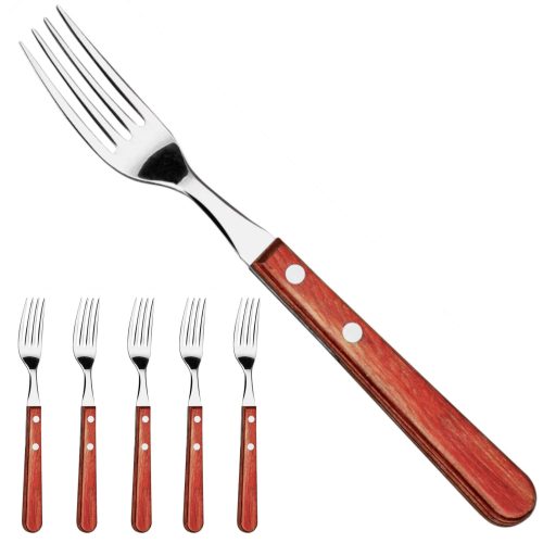 Dakšiņu komplekts picas nerūsējošā steika churrasco gaucho komplektam 6 gab.