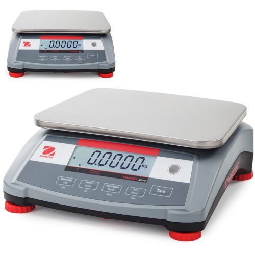Kompaktais elektroniskās industriālās skalas reindžers 3000 6 kg / 0