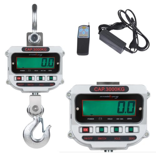 Hook skalas līdz 3 tonnām - LCD
