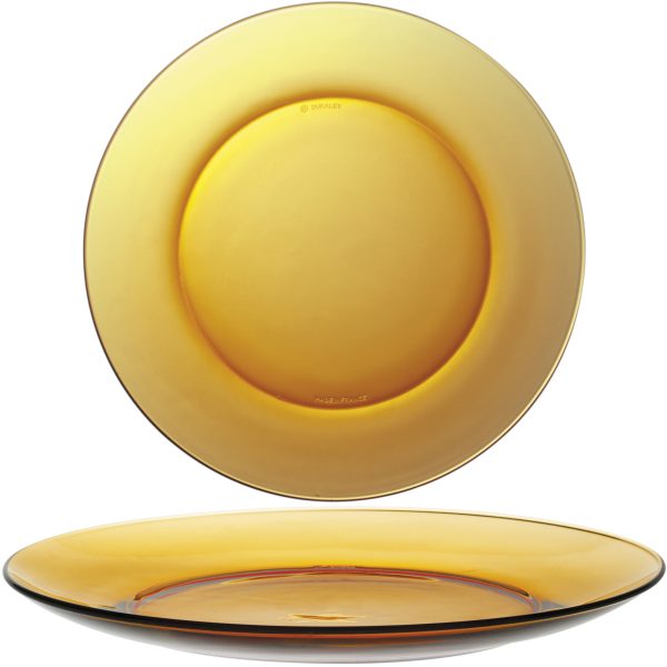 Duralex Lys Amber Amber plāksnes apelsīnu 235 x 20 mm - 6 gab.