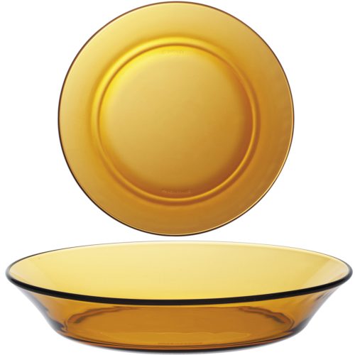 Duralex Lys Amber Dulle ārstē apelsīnu 195 x 35 mm - iestatīt 6 gab.