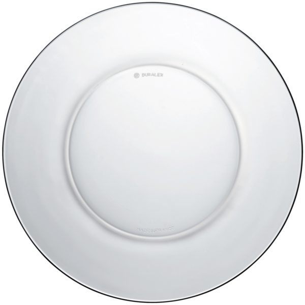 Duralex lys deserta plāksnes caurspīdīga vid. 190 mm - 6 gab.