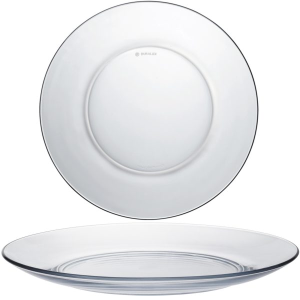 Duralex lys deserta plāksnes caurspīdīga vid. 190 mm - 6 gab.