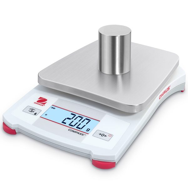 Izglītības kontroles tehniskais apakšmriple nosacīts kompass CX 620G / 0,1G baterijas - OHAUS CX621