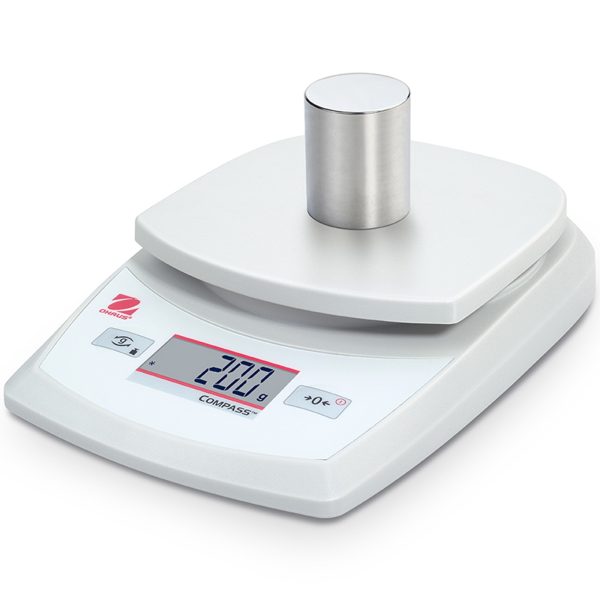 Universālais tehniskais laboratorijas svars kompasu baterijām CR 2200G / 1G - OHAUS CR2200