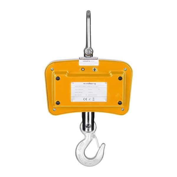 Āķa izsalkuma skalas ar tālvadības pulti līdz 1 tonn 1t LCD dzeltenā krāsā