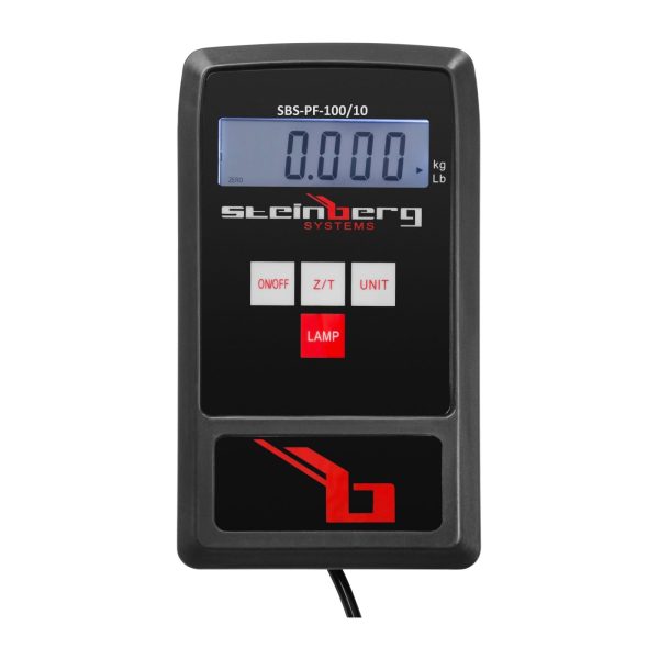 Pasta svari vēstulēm un pakām SBS-PF-100 LCD ar precizitāti no 0,01 līdz 100 kg