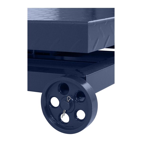 Uzglabāšanas platformas svars ar SBS-PF-600/100 LCD riteņiem līdz 600 kg