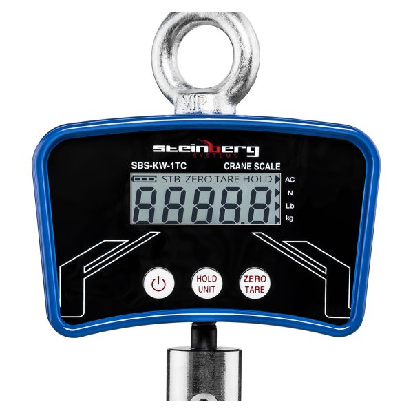 Āķa svari, kas karājās līdz 1 tonnai SBS-KW-1TC ar 1000 kg / 0,2 kg barošanas avotu