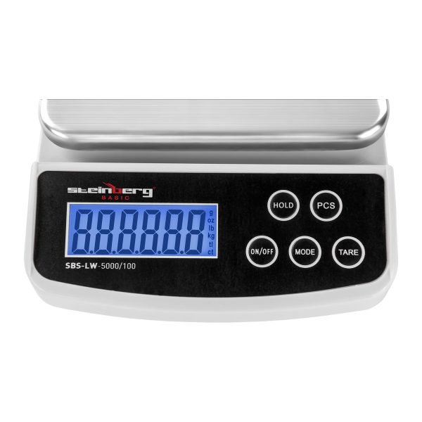 Pasta skala iesaiņojumiem un burtiem SBS-LW-5000 /100 līdz 5 kg / 0,1 g