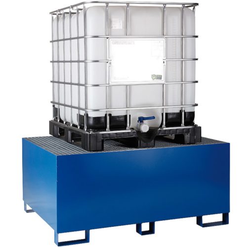 Izglītības vanna IBC Tank Paletopoikor Mauser 1000L
