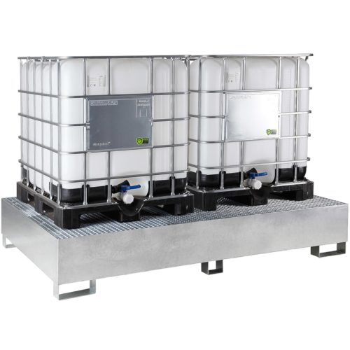 IBC Tank Paletopoikor Mauser 2 X 1000L redaktora vanna - cinkots