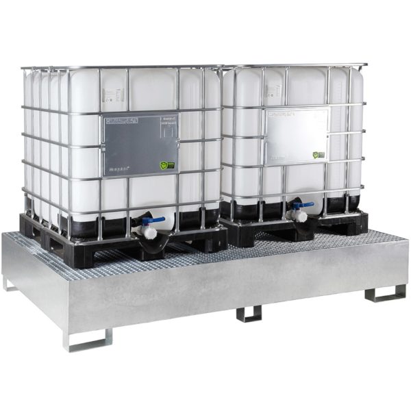 IBC Tank Paletopoikor Mauser 2 X 1000L redaktora vanna - cinkots