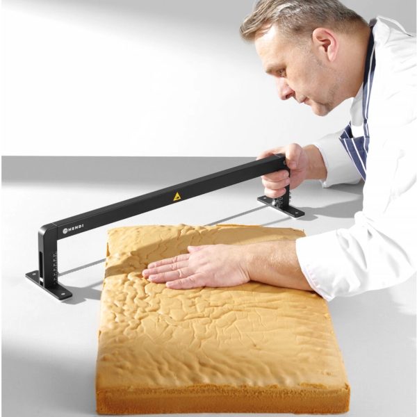Piła Slicer Confectionery nazis, kas regulējams, lai sagrieztu cepumus - Hendi 400098