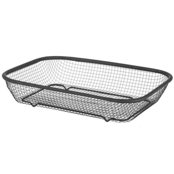 Stiepļu grozs maizes ruļļu maizes pasniegšanai 295x220x60 mm melns - Hendi 425558