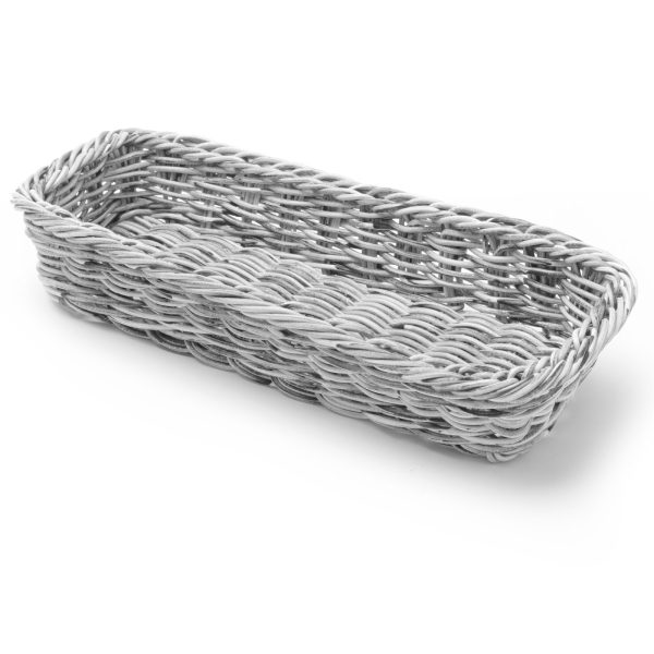 Galda piederumu groza dakšas naži pelēki melange 270x100x45 mm - Hendi 426081