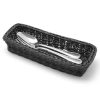 Galda piederumu groza dakšas naži Black Spoon 270x100x45 mm - Hendi 426098