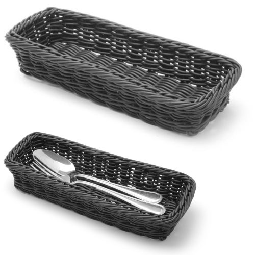 Galda piederumu groza dakšas naži Black Spoon 270x100x45 mm - Hendi 426098
