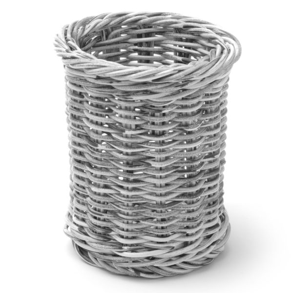 Galda piederumu groza dakšas naži ap pelēko melange diametru 100x120 mm - Hendi 426197