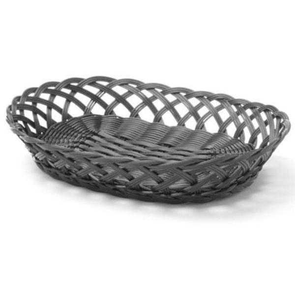 Augļu konteineru grozs pīts dārzeņu ovāls 320x230x55 mm - Hendi 426265
