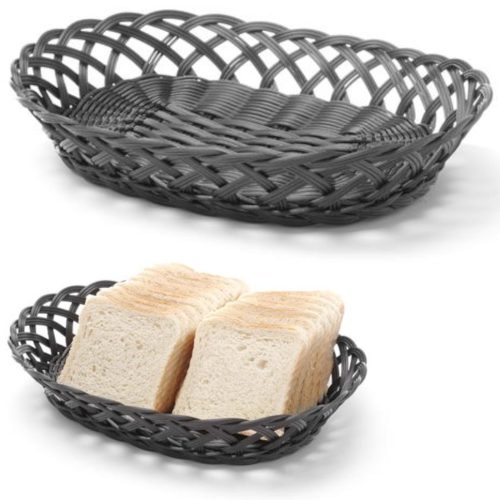Augļu konteineru grozs pīts dārzeņu ovāls 320x230x55 mm - Hendi 426265
