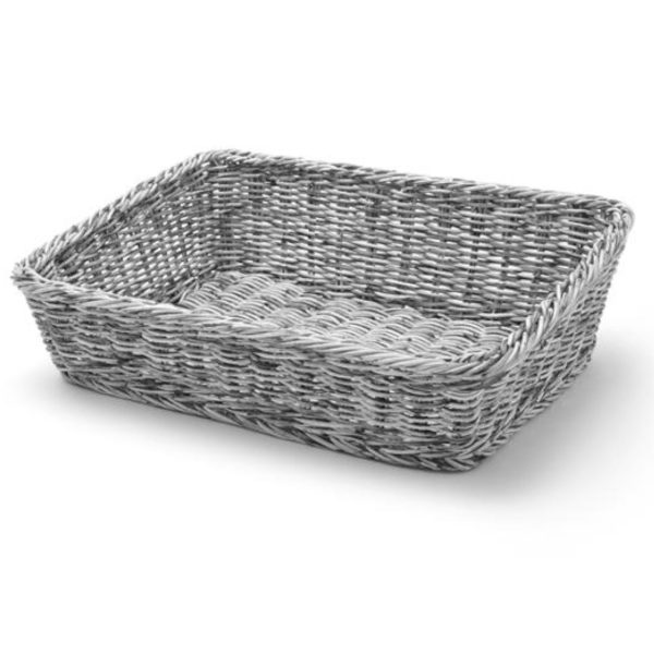 Maizes grozs maizes taisnstūrveida maizei pelēks 400x300x120 mm - Hendi 426661